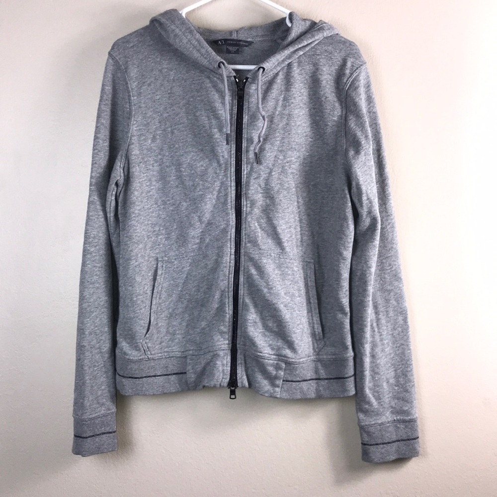 Armani Exchange super soft grey hoodie size large